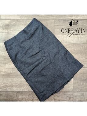 Benetton Wool Pencil Skirt Size 2 (38)